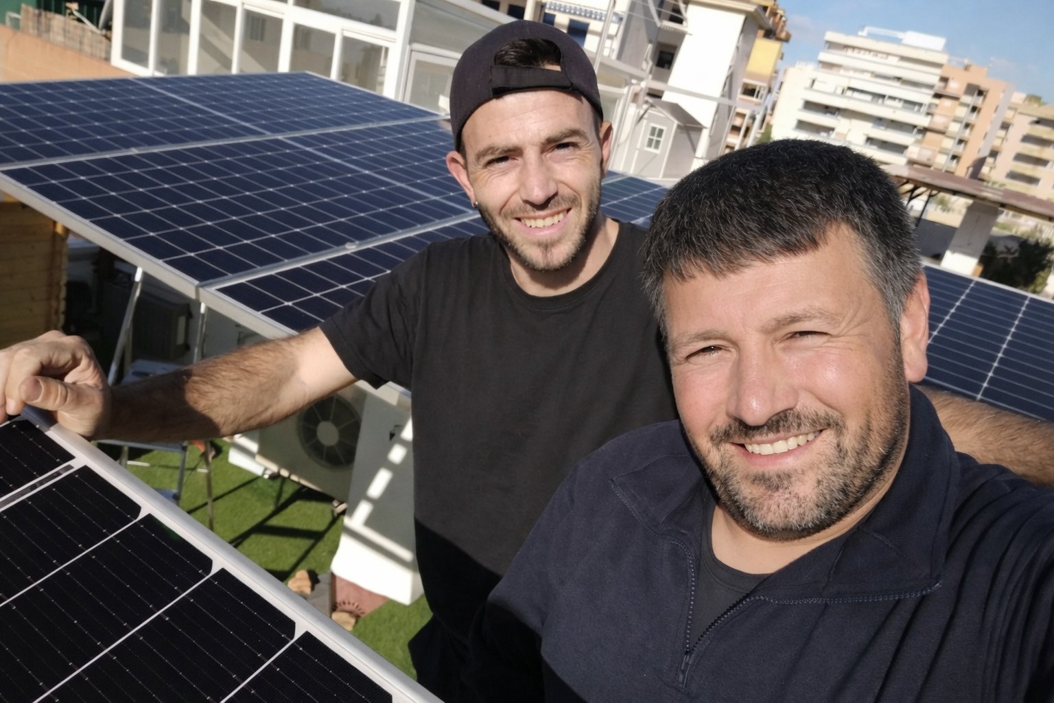 Instalación de placas solares por Calisau